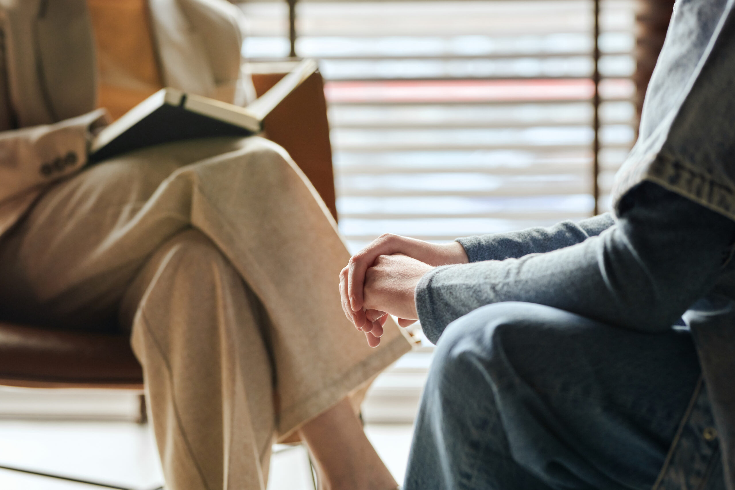 Woman visiting psychologist at office